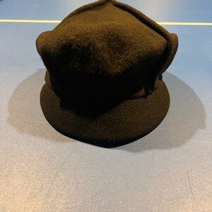 Parkhurst 100% Wool Newsboy Black Cap NWT